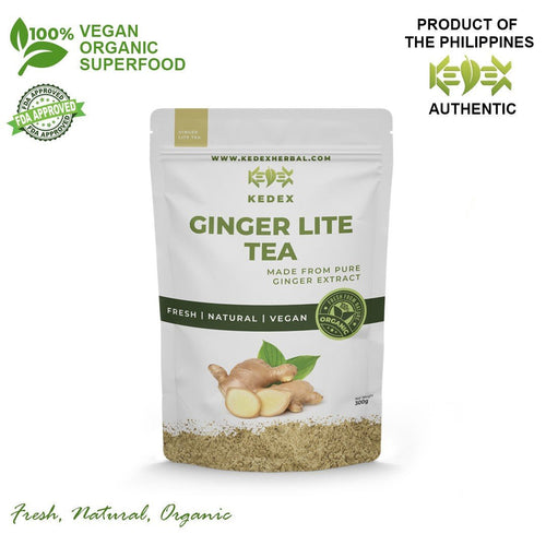 100% Natural Ginger Lite Tea - Organic Non-GMO 300g - KEDEX HERBAL