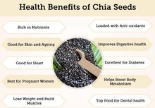 Load image into Gallery viewer, 100% Natural Pure Chia Seeds - Organic Non-GMO 200g