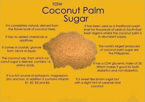 100% Natural Pure Coconut Sugar - Organic Non-GMO 500g