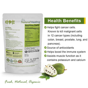 100% Natural Pure Graviola (Guyabano) Powder - Organic Non-GMO - KEDEX HERBAL