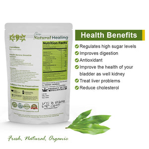 100% Natural Pure Insulin Plant Tea - Organic Non-GMO 10 Tea Bags - KEDEX HERBAL