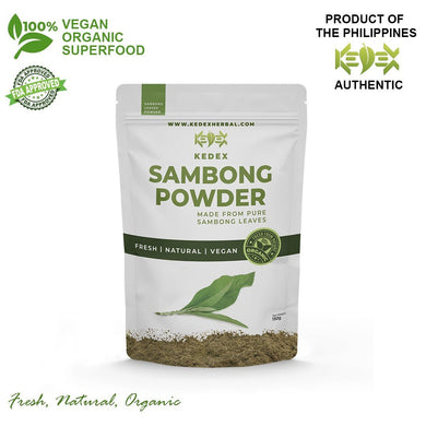 100% Natural Pure Sambong Powder - Organic Non-GMO 150g - KEDEX HERBAL All Natural herbal superfood philippines