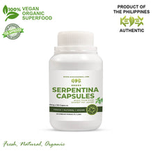 Load image into Gallery viewer, 100% Natural Pure Serpentina Capsules - Organic Non-GMO 100&#39;s - KEDEX HERBAL
