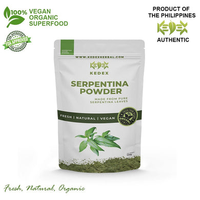 100% Natural Pure Serpentina Powder - Organic Non-GMO 100g - KEDEX HERBAL All natural herbal superfood philippines