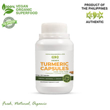 Load image into Gallery viewer, 100% Pure Natural Turmeric CAPSULES - Organic Non-GMO 100&#39;s - KEDEX HERBAL