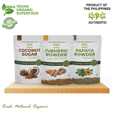 FOR LIVER PROBLEMS PROMO PACK (Turmeric, Papaya, Wild Honey) coconut coco sugar organic herbal superfood philippines